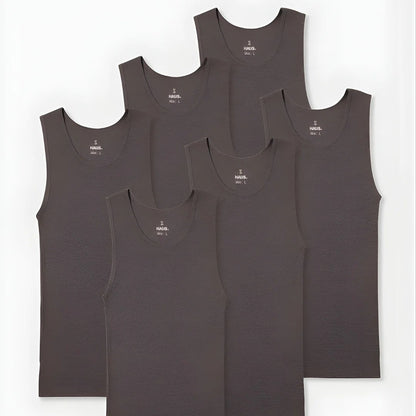 Premium Ultra-Soft Cotton Fitted Vest Top 3-Pack Bundle