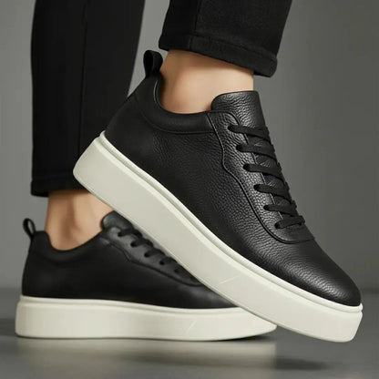 Sterling Classic Leather Trainers + Free Premium Insole