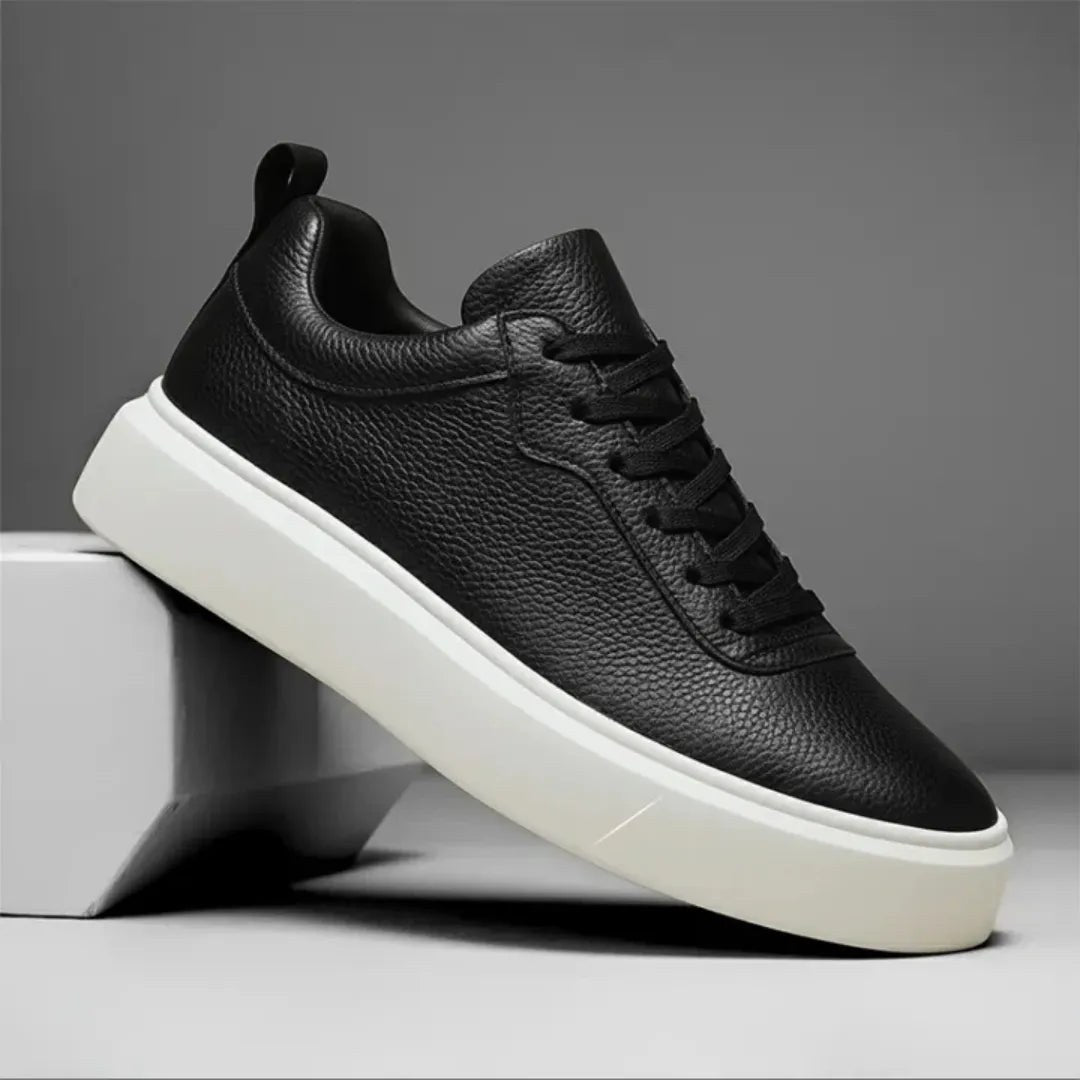 Sterling Classic Leather Trainers + Free Premium Insole
