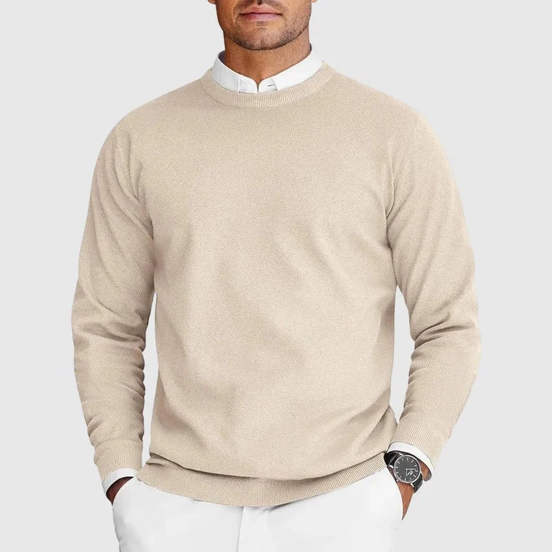 Heritage Harlington Knit Crew - Balanced warmth, modern ease