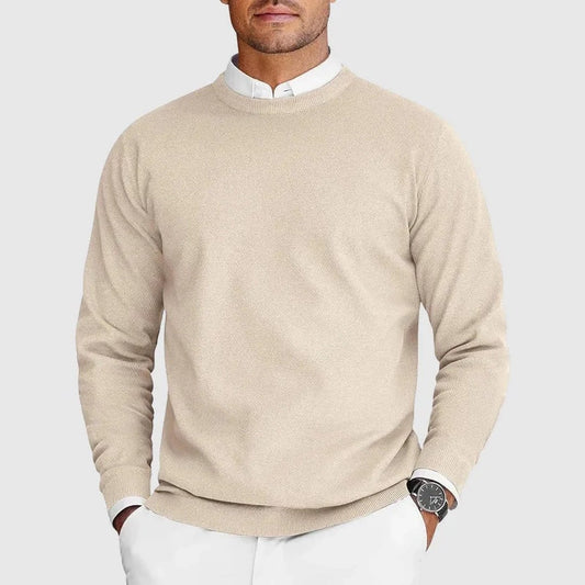 Heritage Harlington Knit Crew - Balanced warmth, modern ease