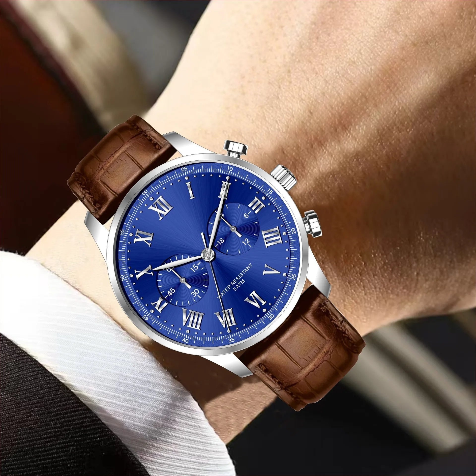 The Apex Leather Chrono