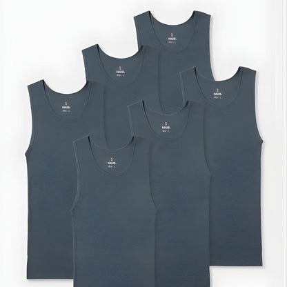Premium Ultra-Soft Cotton Fitted Vest Top 3-Pack Bundle