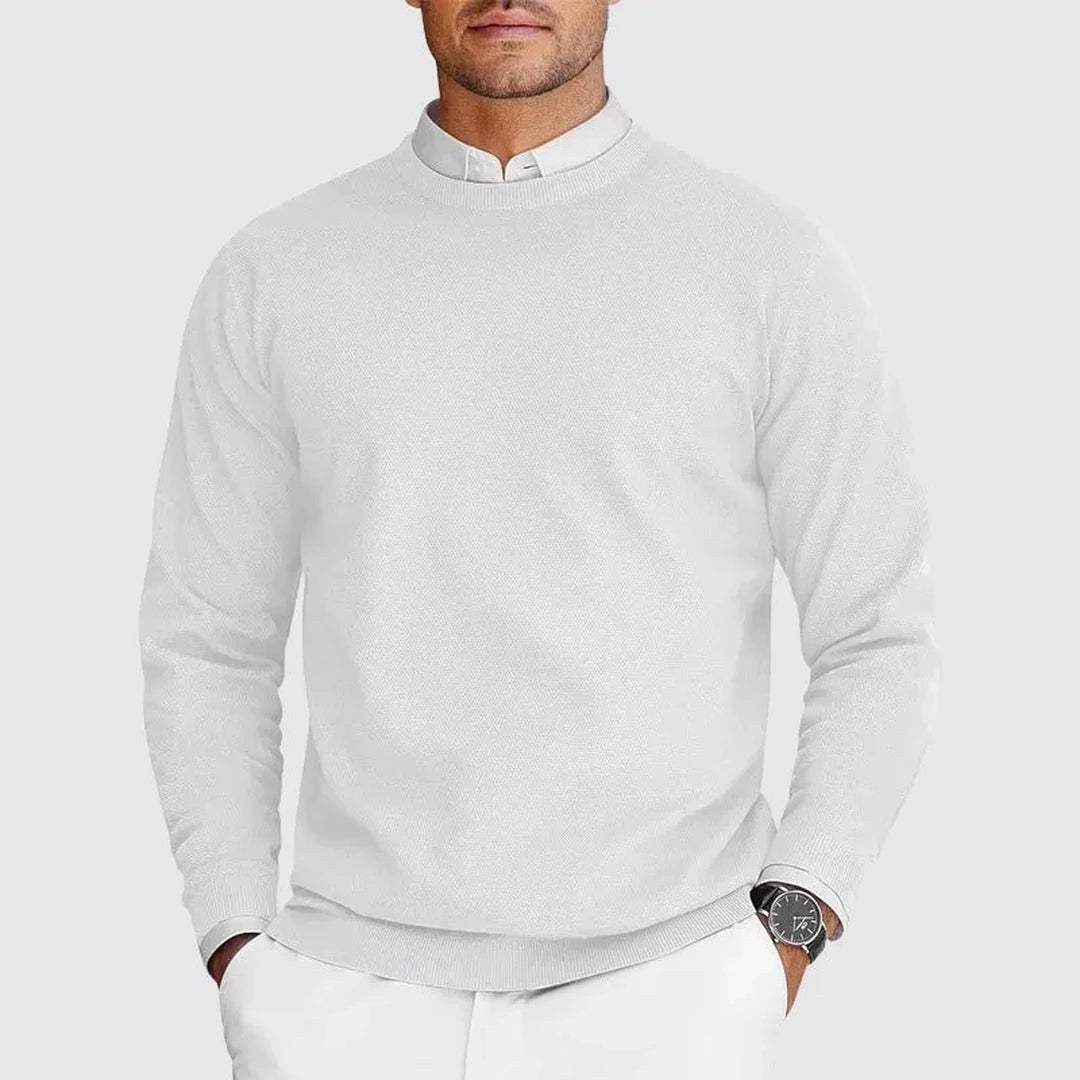 Heritage Harlington Knit Crew - Balanced warmth, modern ease