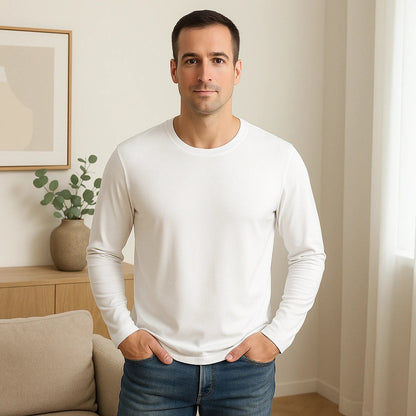 Men’s Premium Lenzing Modal Long Sleeve Tee – Comfort, Style & Lightness in Every Touch