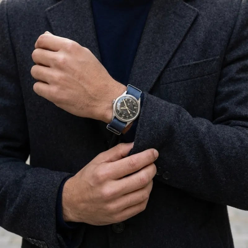 Omega Watch — RAF Inspired Field Timepiece — 63% OFF Today + Free Shipping