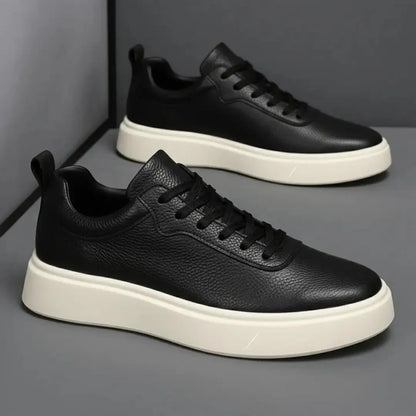 Sterling Classic Leather Trainers + Free Premium Insole
