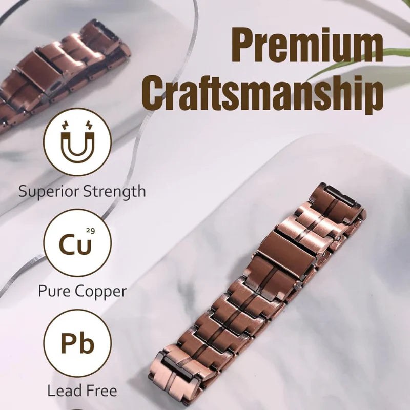 Crafted Pure Copper Vitality Bracelet