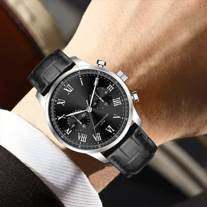 The Apex Leather Chrono