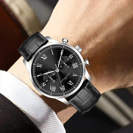 The Apex Leather Chrono